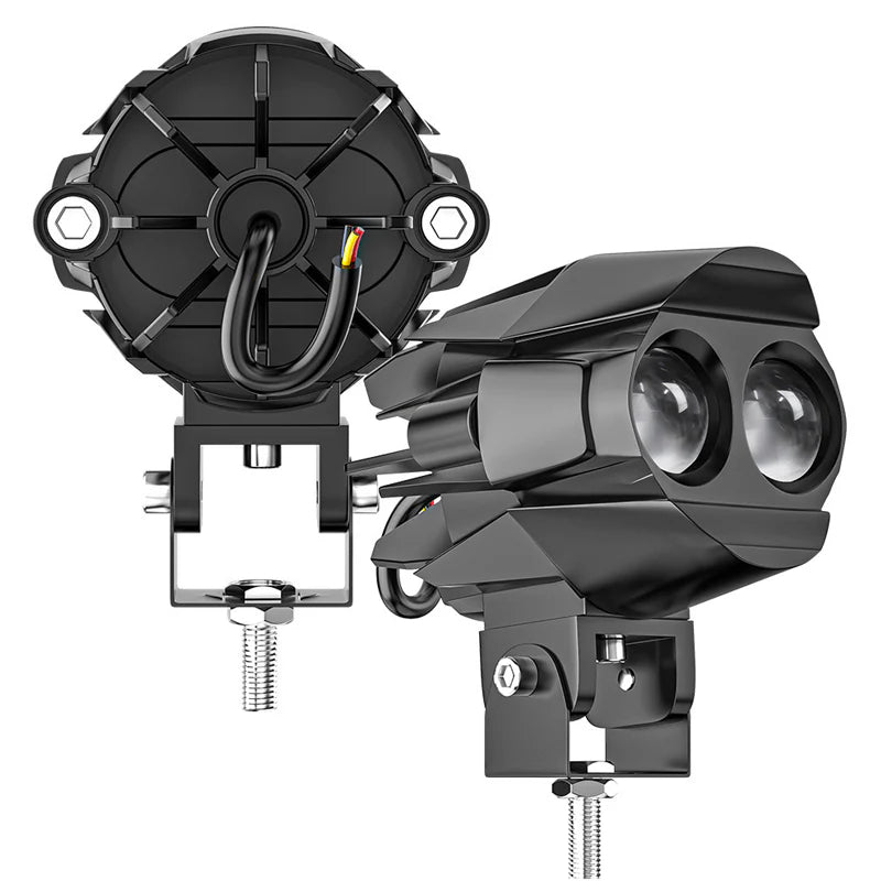 đĄ KĂ©t szĂnƱ LED-es motorkerĂ©kpĂĄr-reflektor