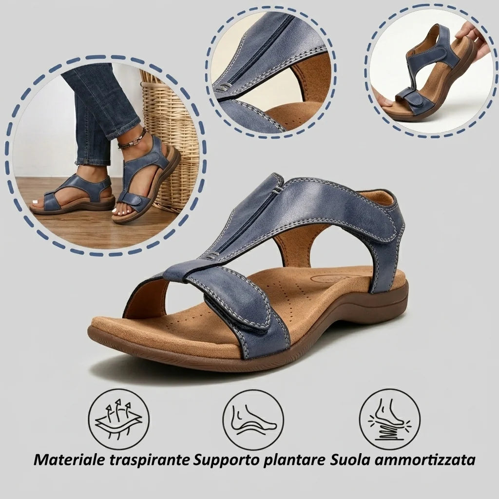 🔥 Sandalias ortopédicas de verano para mujer | Diseño ergonómico, soporte para el arco, comodidad durante todo el día | Antideslizante y transpirable ✅