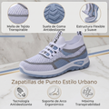 🔥Oferta especial por tiempo limitado🔥 Zapatos ortopédicos de malla para mujer: soporte para el arco, antideslizantes y con absorción de impactos 👟 Cada paso es fácil y cómodo, dile adiós al dolor ✅
