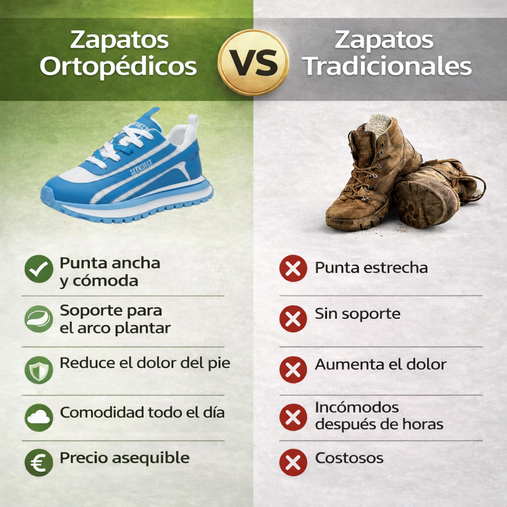⏰¡Último día, 50% de descuento! ¡No te lo pierdas! 🔥Zapatos ortopédicos de diseño ergonómico con absorción de impactos, ✅️Zapatos ortopédicos saludables diseñados específicamente para hombres europeos.