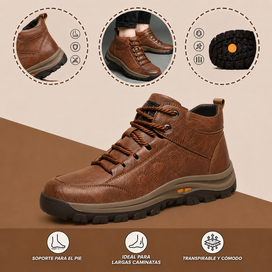 🔥30% de descuento hoy - ¡No te lo pierdas! ⏰ Zapatos ortopédicos de diseño ergonómico - diseño con soporte para el arco del pie 👞 Alivia fácilmente el dolor de pies