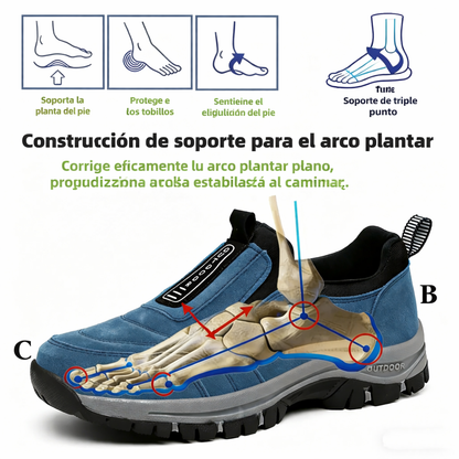 🔷30% de descuento hoy ⏰ - Zapatos ortopédicos de gamuza de una marca australiana de lujo, suaves, cómodos y con excelente soporte 🦶 - Alivia el dolor de pies