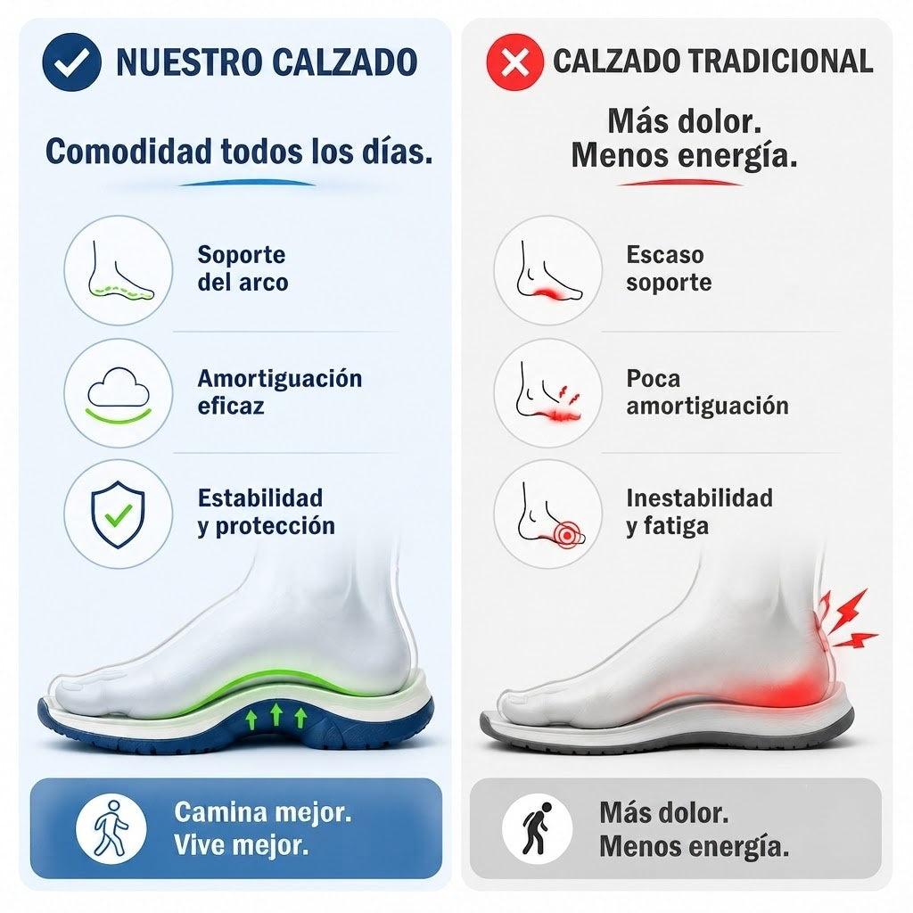 🔷30% de descuento hoy ⏰ - Zapatos ortopédicos de gamuza de una marca australiana de lujo, suaves, cómodos y con excelente soporte 🦶 - Alivia el dolor de pies