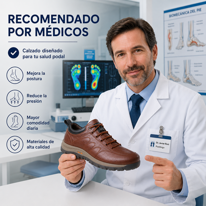 🐂 Zapatos de piel de becerro para hombre, cosidos a mano en Australia 👞 Diseño ergonómico para poner y quitar fácilmente ✅ Totalmente correctivos: impermeables y antideslizantes