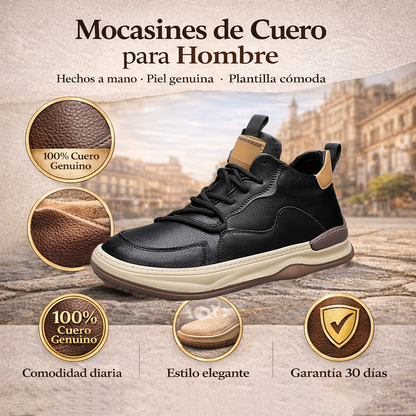 🐂【Corrección inteligente de pies con IA】Cuero de alta calidad + costuras a mano: imprescindible para hombres🔴Podólogo portátil