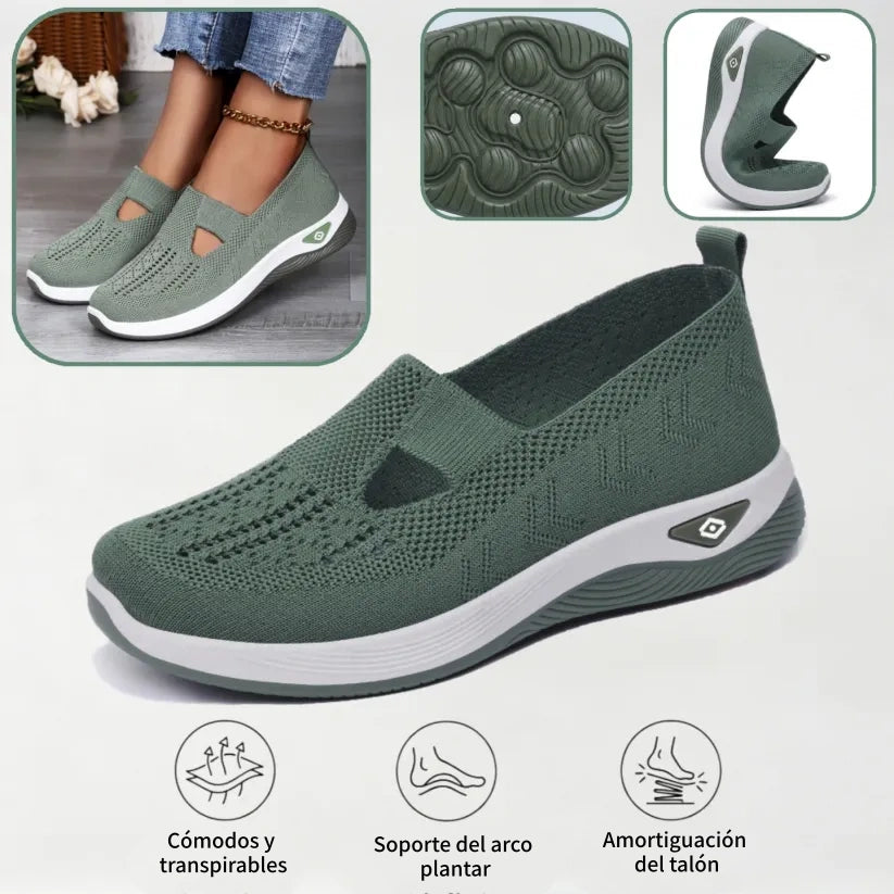 ⏰ ¡Último día! 50% de descuento 👟 Zapatos ortopédicos ergonómicos de verano | Transpirable y ligero ✅ Alivia el dolor de pies | Fácil de poner y quitar