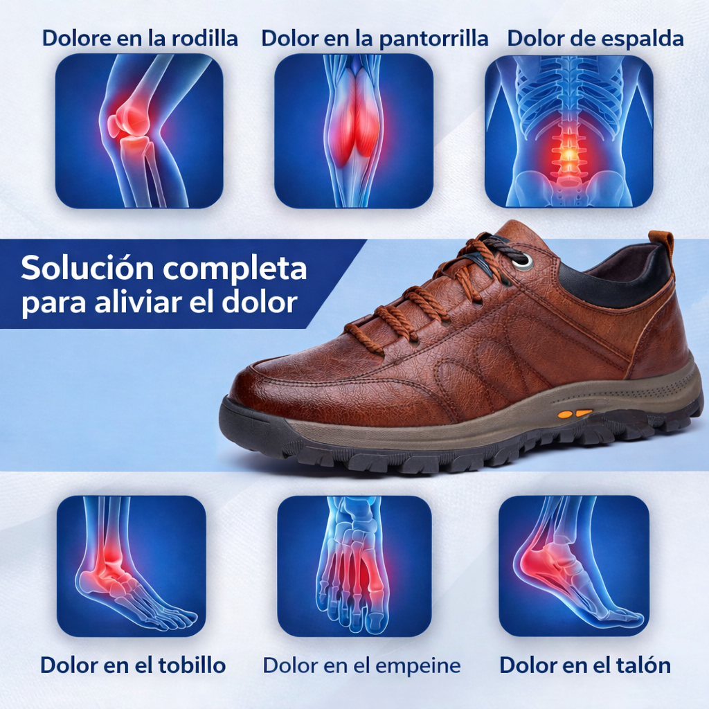 🐂 Zapatos de piel de becerro para hombre, cosidos a mano en Australia 👞 Diseño ergonómico para poner y quitar fácilmente ✅ Totalmente correctivos: impermeables y antideslizantes