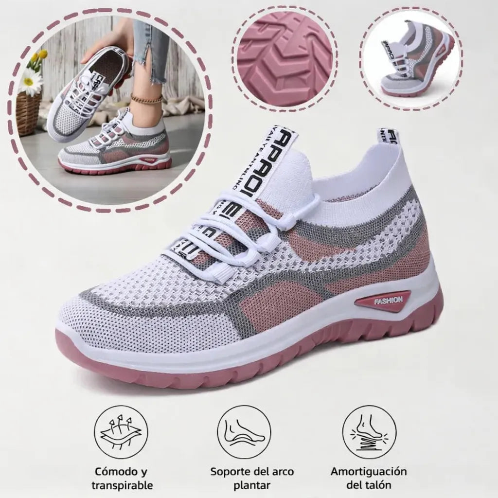 【🎁Oferta por tiempo limitado】Zapatos casuales ergonómicos para mujer👞 - El soporte para el arco proporciona comodidad y alivia fácilmente el dolor de pies🦶