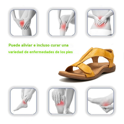 🔥 Sandalias ortopédicas de verano para mujer | Diseño ergonómico, soporte para el arco, comodidad durante todo el día | Antideslizante y transpirable ✅