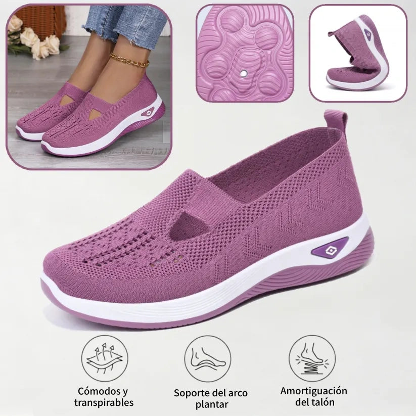 ⏰ ¡Último día! 50% de descuento 👟 Zapatos ortopédicos ergonómicos de verano | Transpirable y ligero ✅ Alivia el dolor de pies | Fácil de poner y quitar
