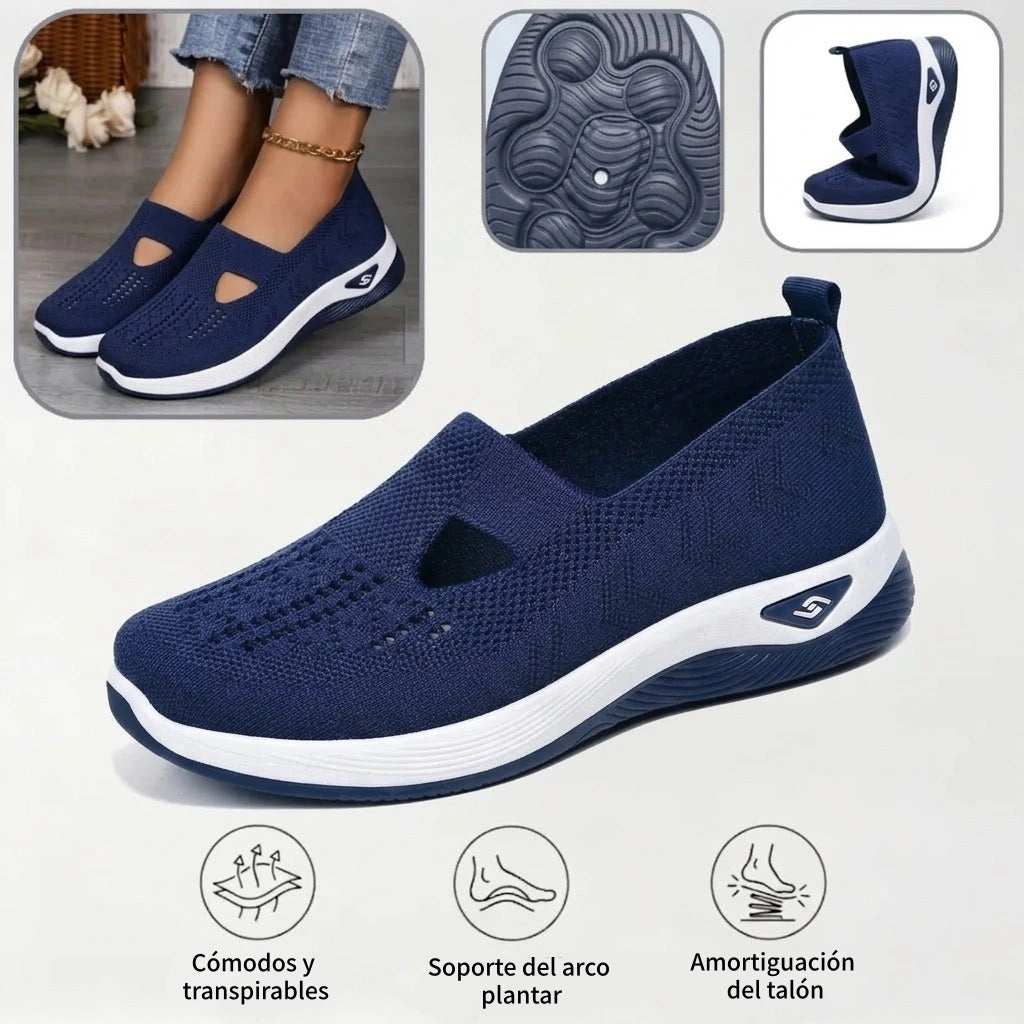 ⏰ ¡Último día! 50% de descuento 👟 Zapatos ortopédicos ergonómicos de verano | Transpirable y ligero ✅ Alivia el dolor de pies | Fácil de poner y quitar