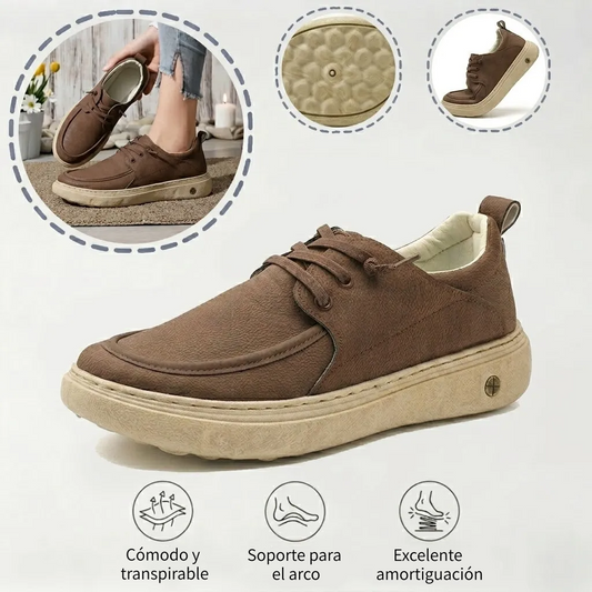 🎉 ¡50% de descuento hoy, termina pronto! 🐂 Zapatos ortopédicos para hombre, hechos a mano con auténtica piel de vaca australiana 👞 Soporte para el arco del pie - Impermeables y antideslizantes ✅ Cómodos para caminar