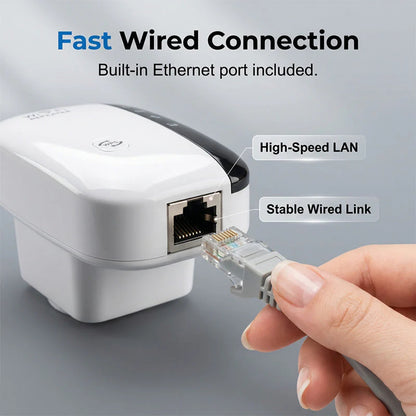 🔥300 Mb/s sebességű Wi-Fi-jelerősítő és -átjátszó