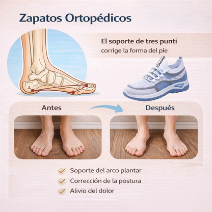 【🎁Oferta por tiempo limitado】Zapatos casuales ergonómicos para mujer👞 - El soporte para el arco proporciona comodidad y alivia fácilmente el dolor de pies🦶