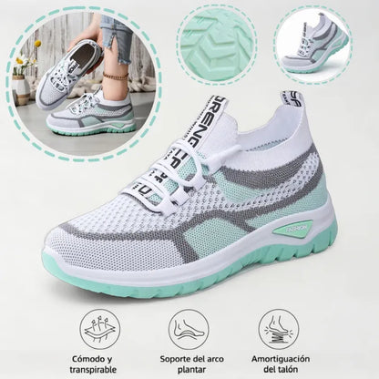 【🎁Oferta por tiempo limitado】Zapatos casuales ergonómicos para mujer👞 - El soporte para el arco proporciona comodidad y alivia fácilmente el dolor de pies🦶
