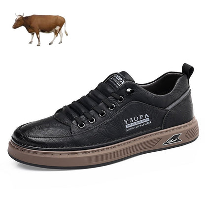 Keenpe® 【⏰¡Hoy a mitad de precio! ⚡】Zapatos de piel española hechos a mano | Elegantes y refinados | Cómodos y transpirables | Alivian el dolor de pies | Acompañan al hombre en cada paso