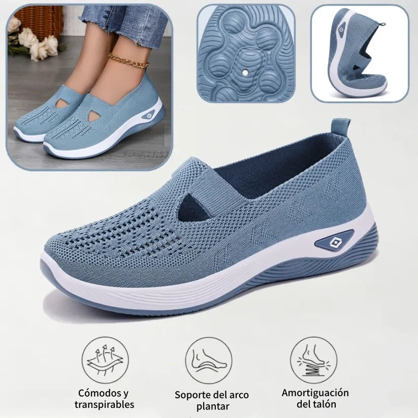 ⏰ ¡Último día! 50% de descuento 👟 Zapatos ortopédicos ergonómicos de verano | Transpirable y ligero ✅ Alivia el dolor de pies | Fácil de poner y quitar