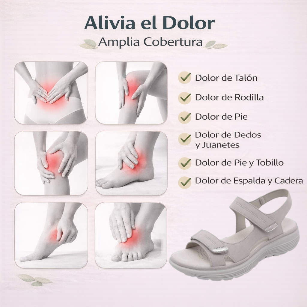 🔥50% de descuento hoy - ¡no te lo pierdas! Sandalias ortopédicas de verano, diseño ergonómico ✅ alivian el dolor de pies, antideslizantes y transpirables, ajustables con cierre de velcro ✅