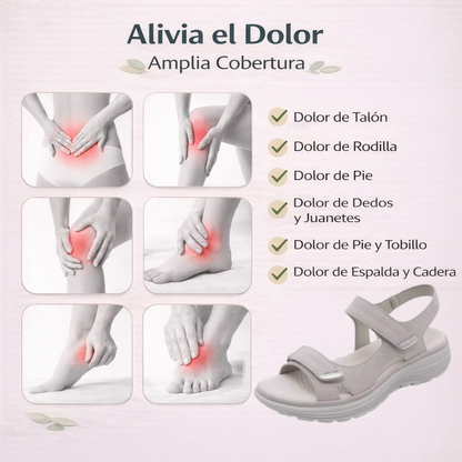 🔥50% de descuento hoy - ¡no te lo pierdas! Sandalias ortopédicas de verano, diseño ergonómico ✅ alivian el dolor de pies, antideslizantes y transpirables, ajustables con cierre de velcro ✅