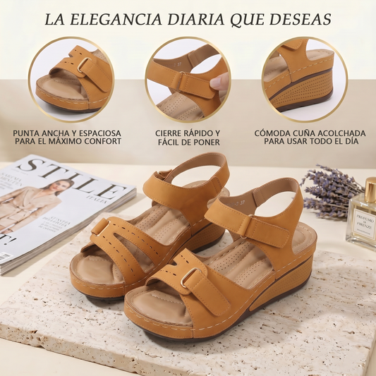 🔥 ¡Oferta Especial por Tiempo Limitado: -50%! 👡 Sandalias de Mujer con Cuña y Plataforma ✅ — Soporte para el Arco Plantar, Cómodas y Transpirables: La Elección Ideal para Paseos Casuales de Verano 👣