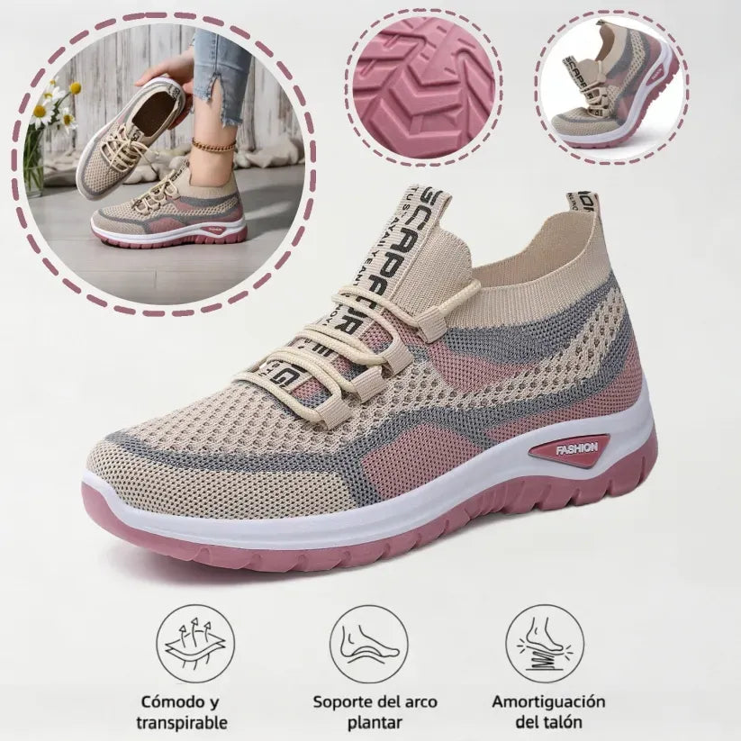 【🎁Oferta por tiempo limitado】Zapatos casuales ergonómicos para mujer👞 - El soporte para el arco proporciona comodidad y alivia fácilmente el dolor de pies🦶