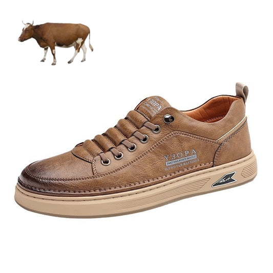 Keenpe® 【⏰¡Hoy a mitad de precio! ⚡】Zapatos de piel española hechos a mano | Elegantes y refinados | Cómodos y transpirables | Alivian el dolor de pies | Acompañan al hombre en cada paso