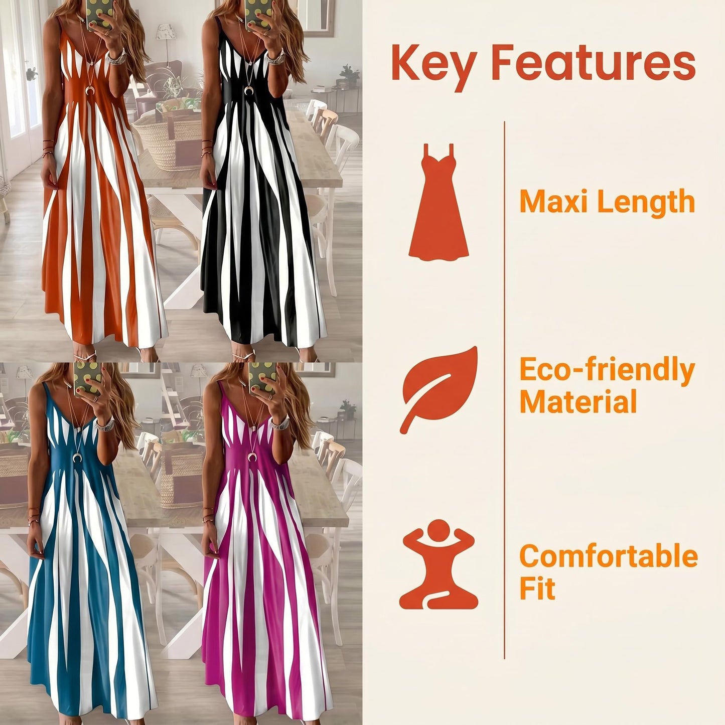 50% Kedvezmény 🏷️HOSSZÚ, KORSETT STÍLUSÚ, HOLDOS MINTÁS RUHA👗💫