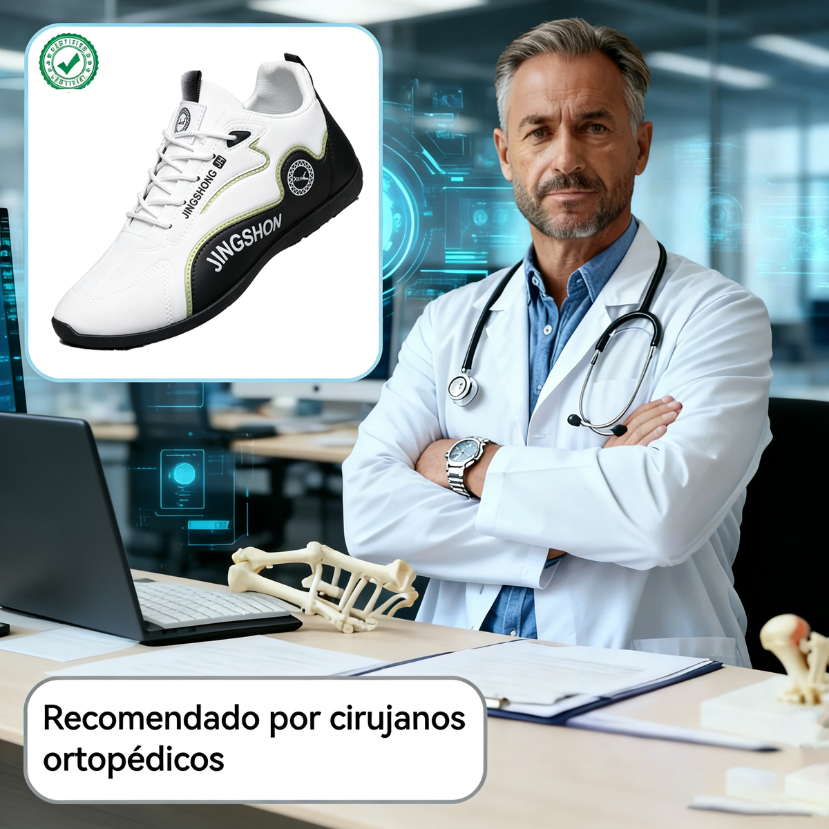 🔥 30% de descuento - ¡No te lo pierdas!Zapatillas ergonómicas para adultos mayores - Zapatos de caminar ortopédicos