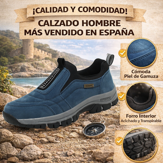 KEENPE® – Zapatos de gamuza, cosidos a mano, diseñados para proporcionar una pisada estable, cómoda y natural durante todo el día