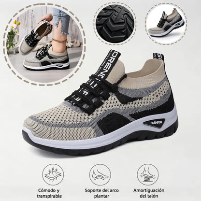 【🎁Oferta por tiempo limitado】Zapatos casuales ergonómicos para mujer👞 - El soporte para el arco proporciona comodidad y alivia fácilmente el dolor de pies🦶