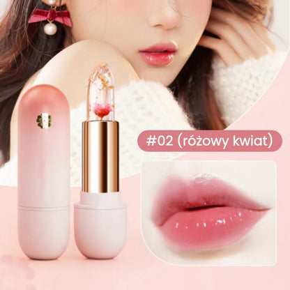 ✨Hidratáló rúzs virágszirmokkal – a hőmérséklettől függően változtatja a színét.