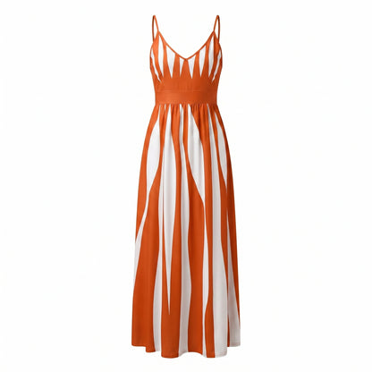 50% Kedvezmény 🏷️HOSSZÚ, KORSETT STÍLUSÚ, HOLDOS MINTÁS RUHA👗💫