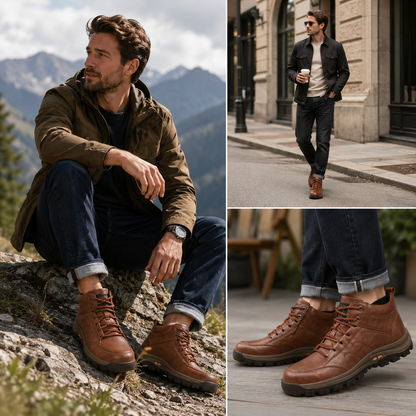 🔥30% de descuento hoy - ¡No te lo pierdas! ⏰ Zapatos ortopédicos de diseño ergonómico - diseño con soporte para el arco del pie 👞 Alivia fácilmente el dolor de pies