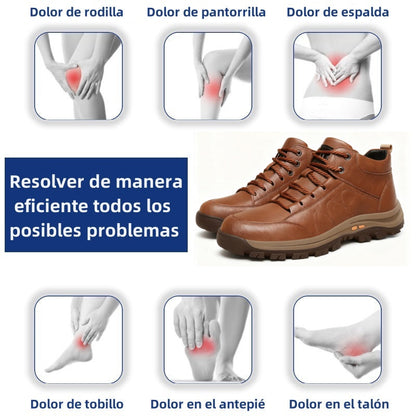 🔥30% de descuento hoy - ¡No te lo pierdas! ⏰ Zapatos ortopédicos de diseño ergonómico - diseño con soporte para el arco del pie 👞 Alivia fácilmente el dolor de pies