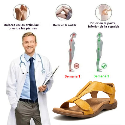 🔥 Sandalias ortopédicas de verano para mujer | Diseño ergonómico, soporte para el arco, comodidad durante todo el día | Antideslizante y transpirable ✅