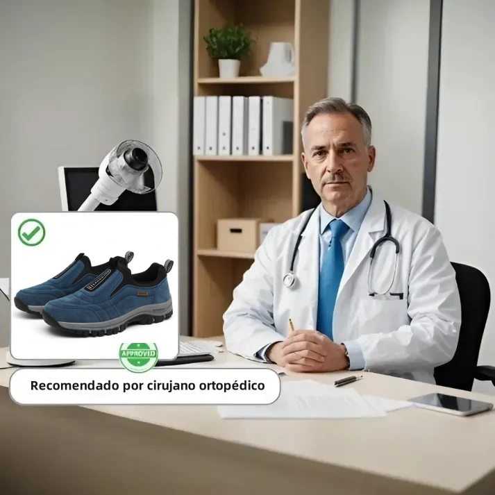 🔷30% de descuento hoy ⏰ - Zapatos ortopédicos de gamuza de una marca australiana de lujo, suaves, cómodos y con excelente soporte 🦶 - Alivia el dolor de pies