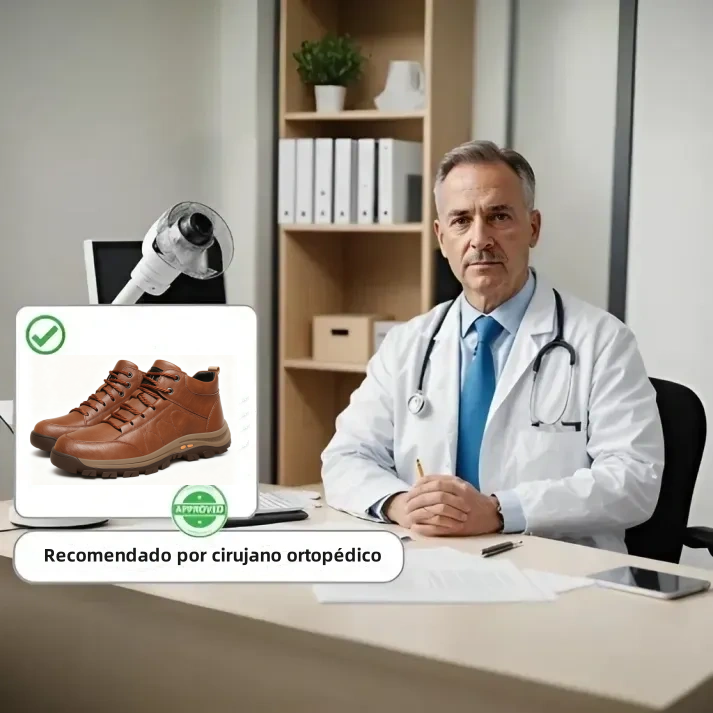 🔥30% de descuento hoy - ¡No te lo pierdas! ⏰ Zapatos ortopédicos de diseño ergonómico - diseño con soporte para el arco del pie 👞 Alivia fácilmente el dolor de pies