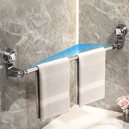 Praktikus, állítható törülközőtartó tapadókoronggal 🧺🚿🔧