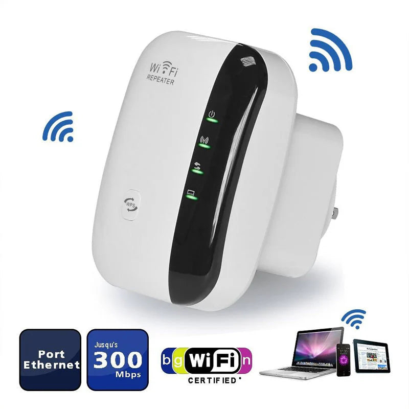 🔥300 Mb/s sebességű Wi-Fi-jelerősítő és -átjátszó