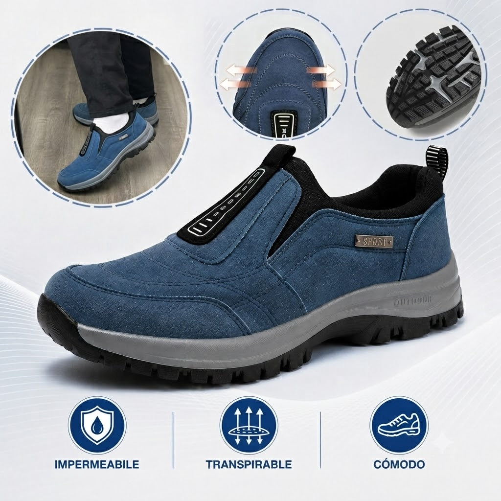 🔷30% de descuento hoy ⏰ - Zapatos ortopédicos de gamuza de una marca australiana de lujo, suaves, cómodos y con excelente soporte 🦶 - Alivia el dolor de pies