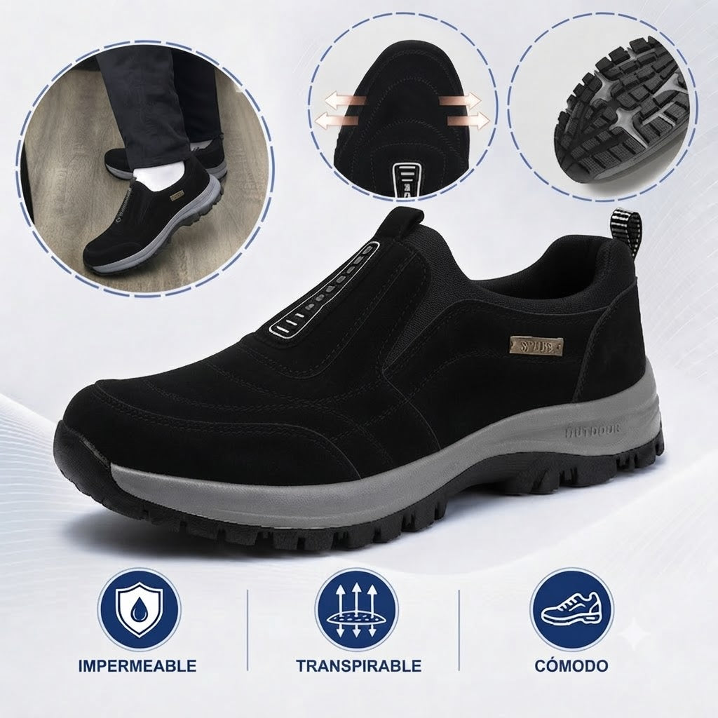 🔷30% de descuento hoy ⏰ - Zapatos ortopédicos de gamuza de una marca australiana de lujo, suaves, cómodos y con excelente soporte 🦶 - Alivia el dolor de pies
