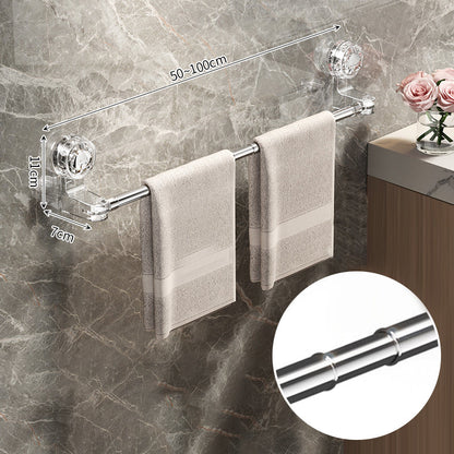 Praktikus, állítható törülközőtartó tapadókoronggal 🧺🚿🔧