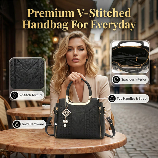 ✨ Női V-varrású válltáska 👜