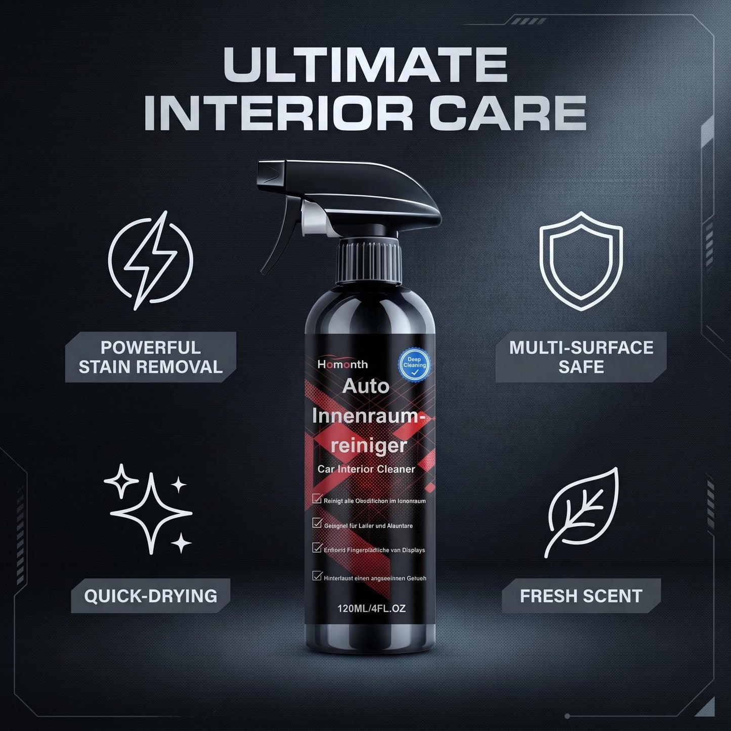 1+1 ingyen🔥 Többcélú tisztító spray járművek utasteréhez🚗