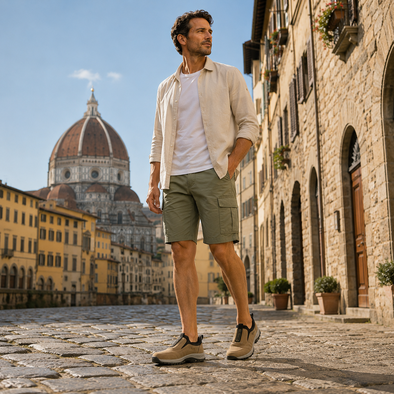 🎁 Oferta especial: 50% 🎁 Zapatos ortopédicos para caminar para hombre — Zapatos de gamuza cosidos a mano 👟 Impermeables y antideslizantes ✅ Soporte para el arco — Caminar cómodamente.