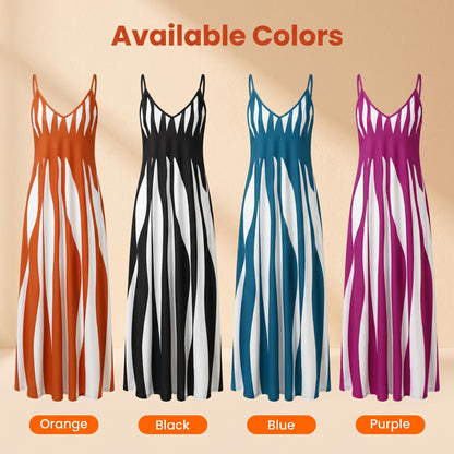 50% Kedvezmény 🏷️HOSSZÚ, KORSETT STÍLUSÚ, HOLDOS MINTÁS RUHA👗💫