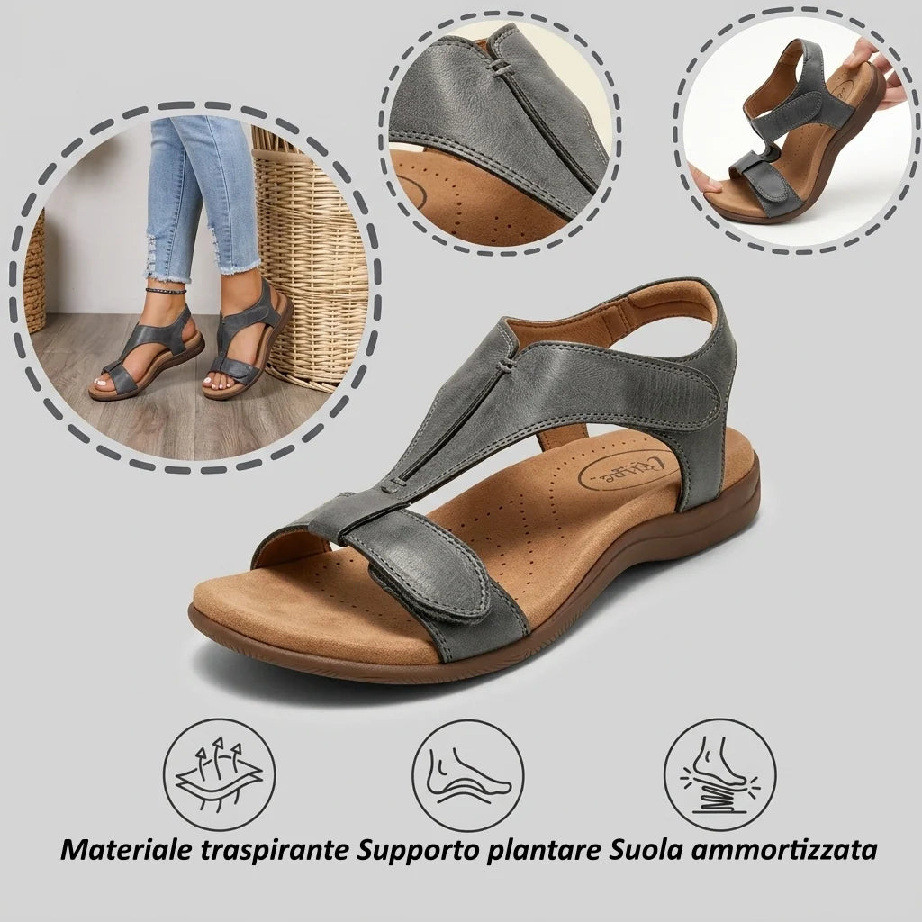 🔥 Sandalias ortopédicas de verano para mujer | Diseño ergonómico, soporte para el arco, comodidad durante todo el día | Antideslizante y transpirable ✅
