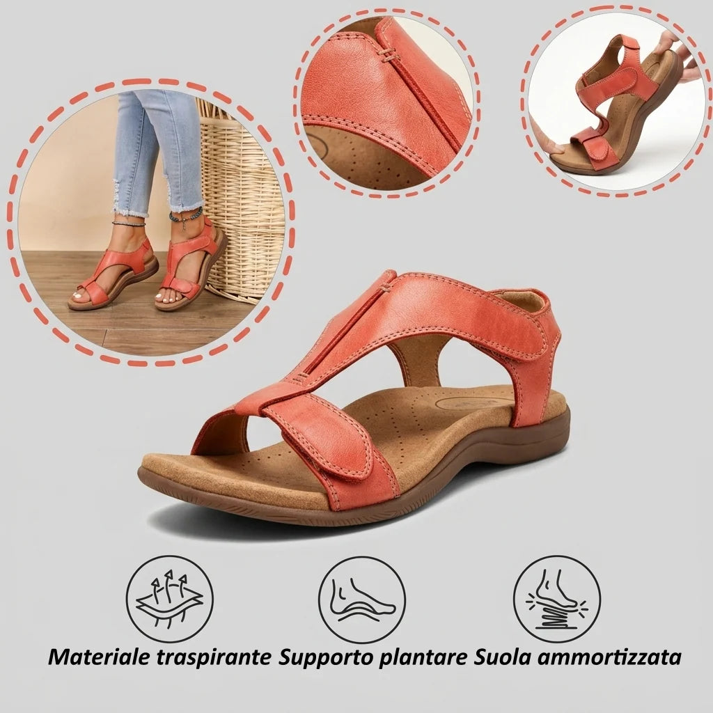 🔥 Sandalias ortopédicas de verano para mujer | Diseño ergonómico, soporte para el arco, comodidad durante todo el día | Antideslizante y transpirable ✅