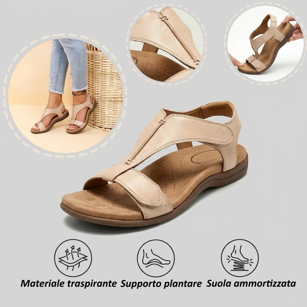 🔥 Sandalias ortopédicas de verano para mujer | Diseño ergonómico, soporte para el arco, comodidad durante todo el día | Antideslizante y transpirable ✅