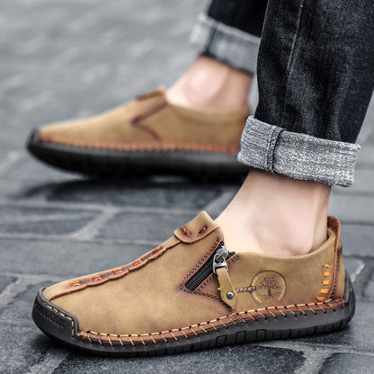 【🎉 60% de descuento por tiempo limitado, solo hoy. ¡No te lo pierdas!】 - Zapatos ortopédicos para hombre hechos con piel de becerro australiana. 👞 Caminata cómoda y alivio del dolor ✅